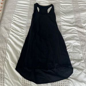Lululemon performance fabric high low dress